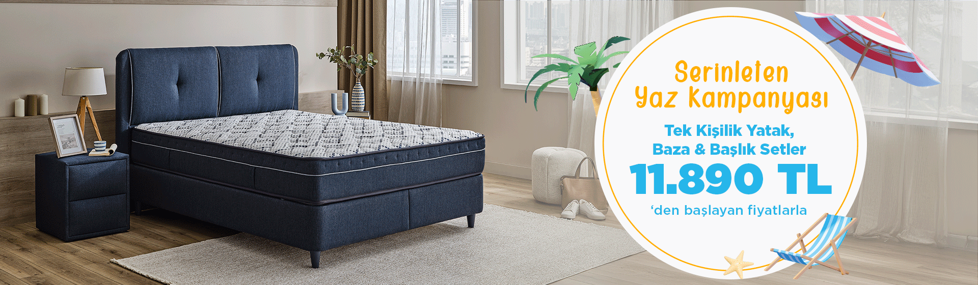 Tek Kişilik Setler 11.890 TL'den başlayan fiyatlarla