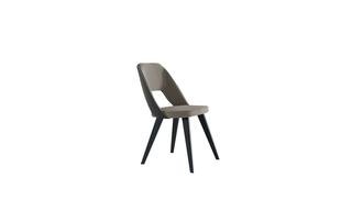  Piena Sandalye - Siyah Ayak - Çok Renkli Kumaş 3120009721 | Kelebek