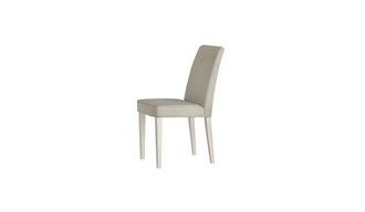 Viena Sandalye - Beyaz Ayak - Gri Kumaş 3120013791 | Kelebek