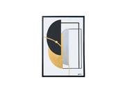 Krem - Gold - Siyah Saturn Tablo - 70x100 cm 3200392646 | Kelebek