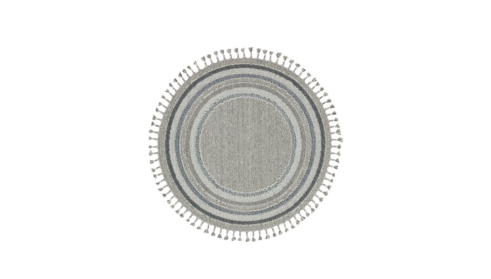 Gri Siena Round Halı - 160x160 cm 3200392238 | Kelebek